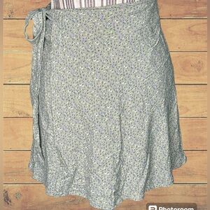 Brandy Melville Wrap Floral Skirt